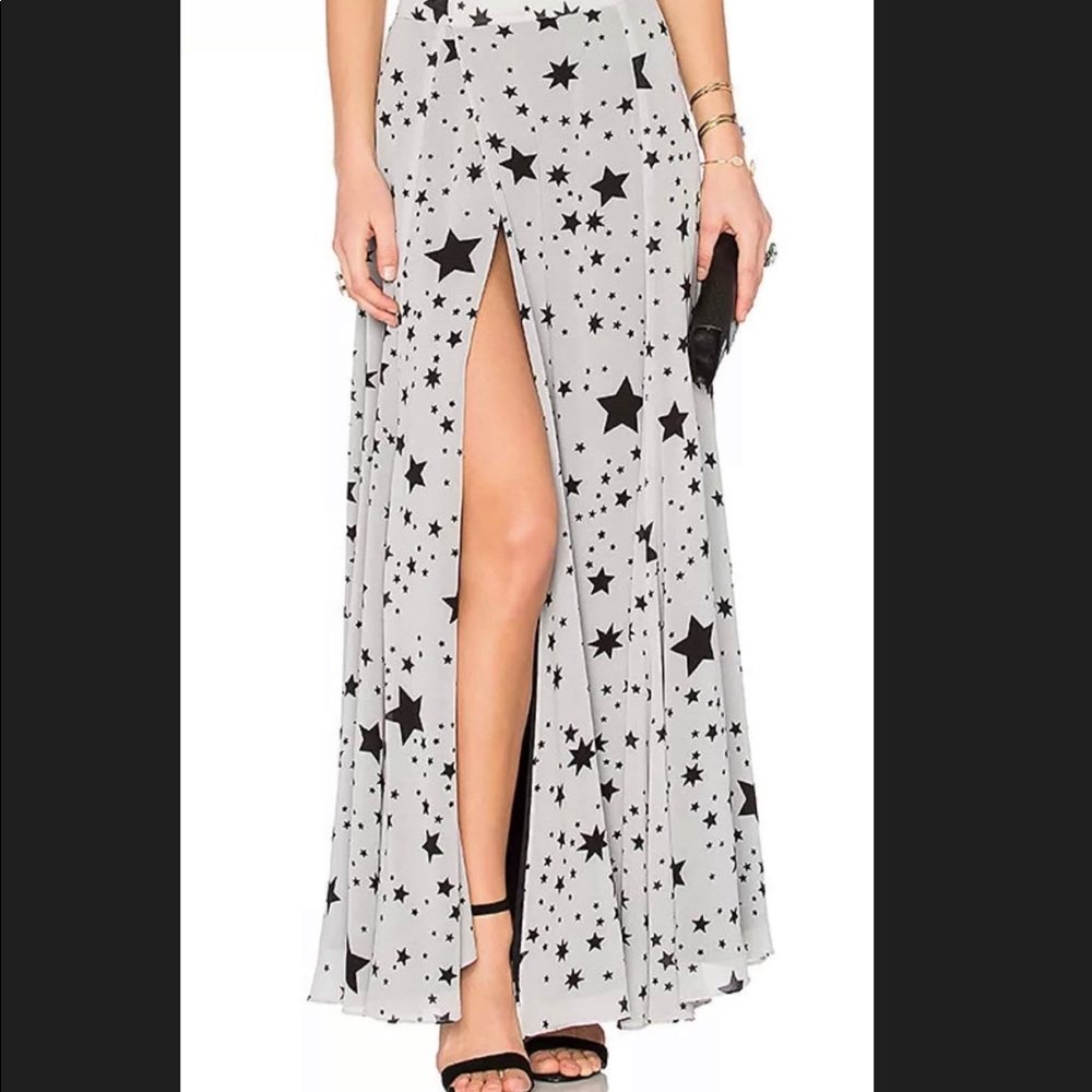Lovers + friends wrap Maxi skirt.